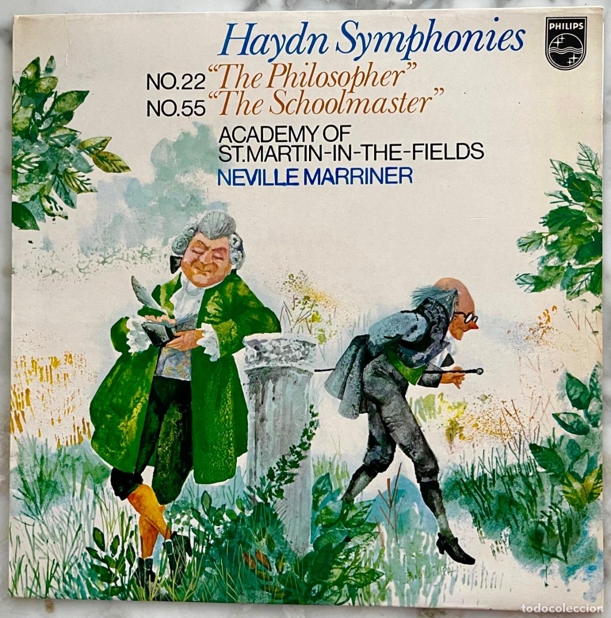 Discos de vinilo: HAYDEN. SINFONIAS N&ordm; 22 Y N&ordm; 55. NEVILLE MARRINER. ST MARTIN IN THE FIELDS. LP ESPA&Ntilde;A 1978