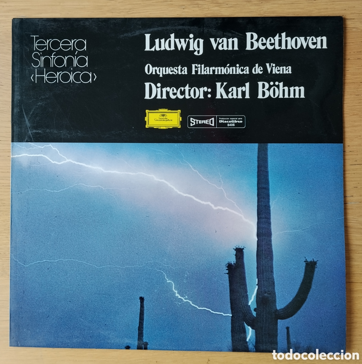 Discos de vinilo: LUDWIG VAN BEETHOVEN: &rdquo;TERCERA SINFON&Iacute;A &rdquo;HEROICA&rdquo;&rdquo; LP VINILO 1975 - KARL B&Ouml;HM