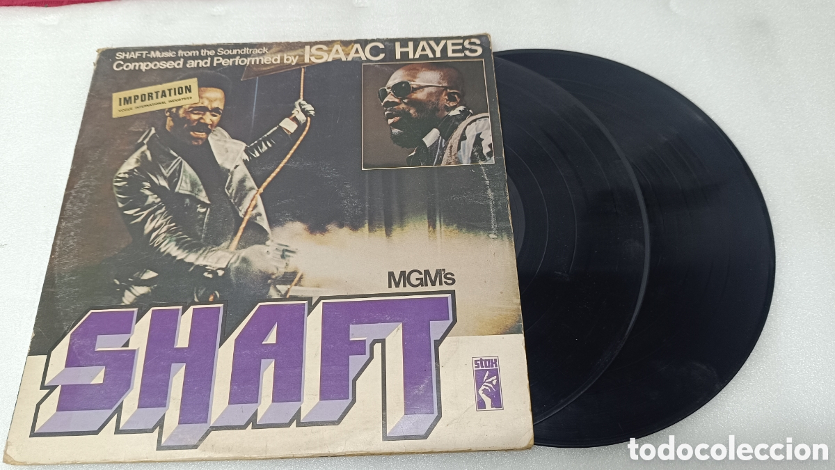 Vinyl-Schallplatten: SHAFT, ISAAC HAYES. DOBLE LP ORIGINAL ESPA&Ntilde;A, 2 DISCOS