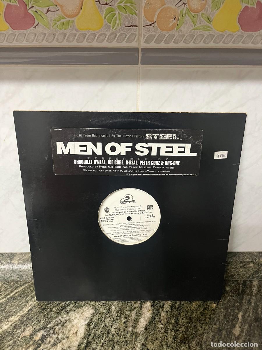 Discos de vinilo: Shaquille O'Neal, Ice Cube, B-Real, Peter Gunz, KRS-One Men Of Steel