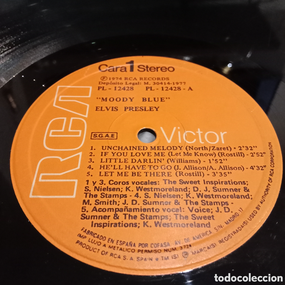 Discos de vinilo: ELVIS PRESLEY - MOODY BLUE - LP - Foto 4