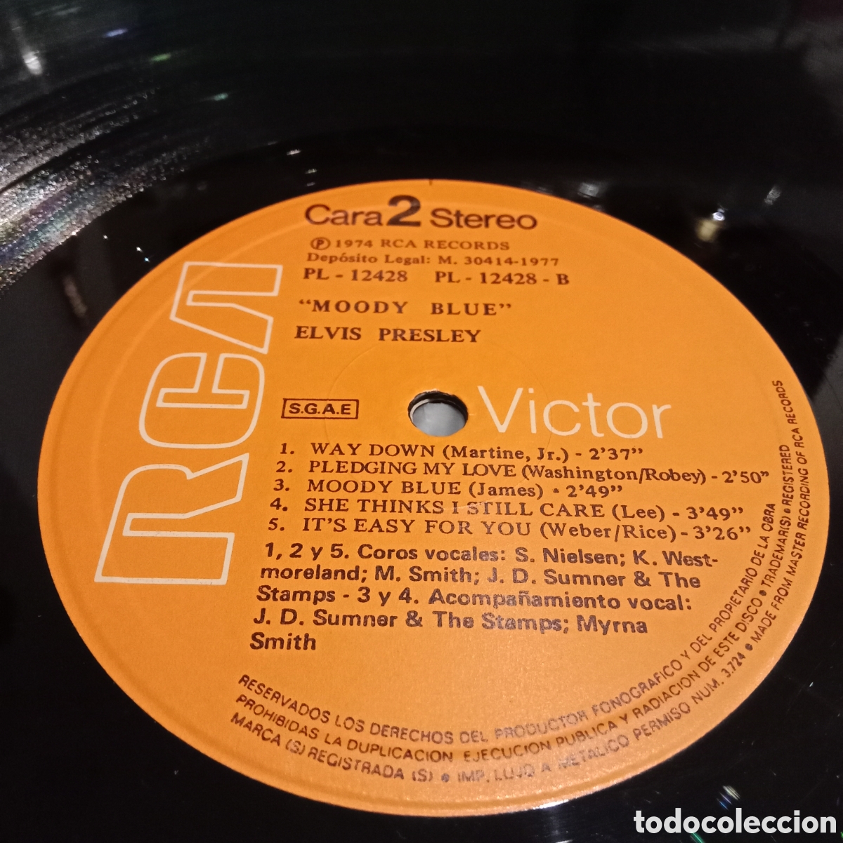 Discos de vinilo: ELVIS PRESLEY - MOODY BLUE - LP - Foto 5
