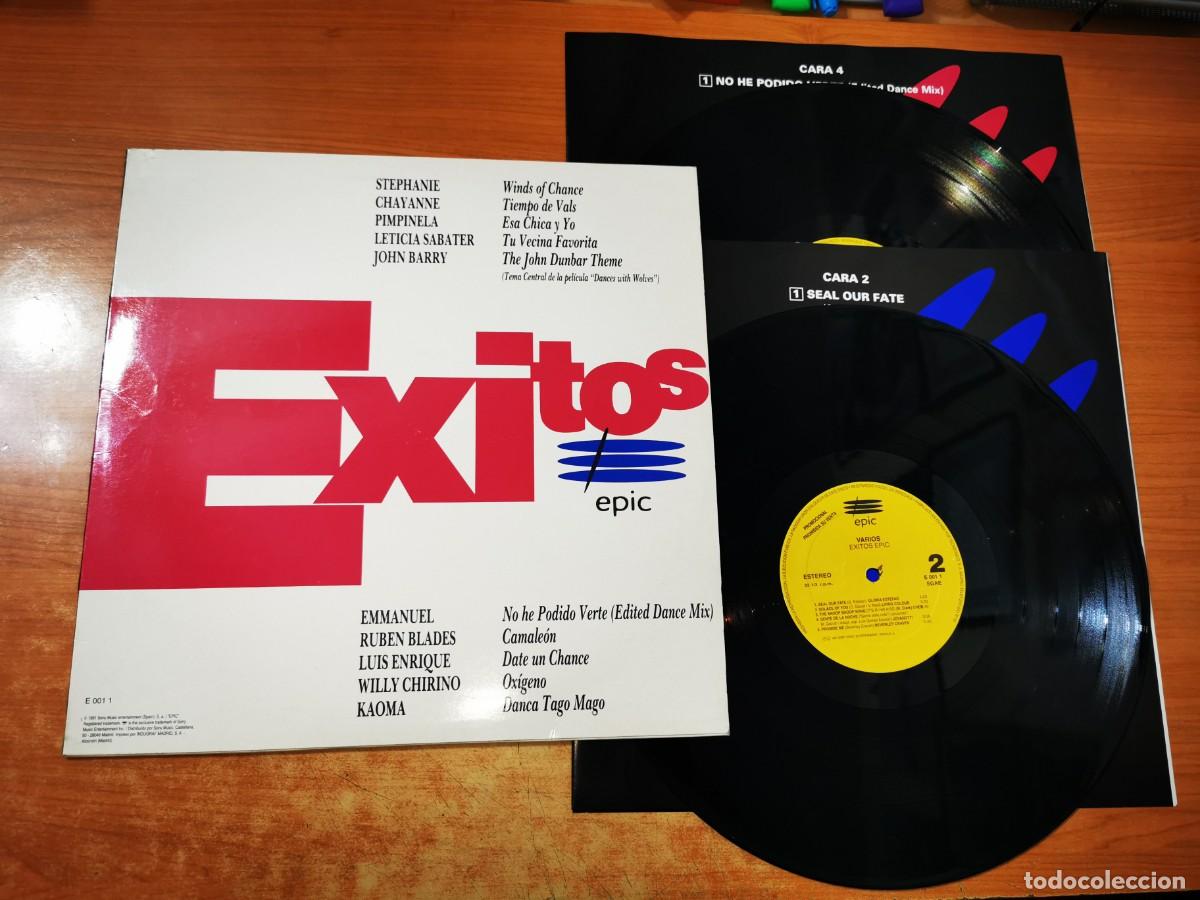 Discos de vinilo: EXITOS EPIC DOBLE LP VINILO PROMO 1991 CHER NI&Ntilde;OS DEL BRASIL JOVANOTTI AZUCAR MORENO KAOMA 2 LP