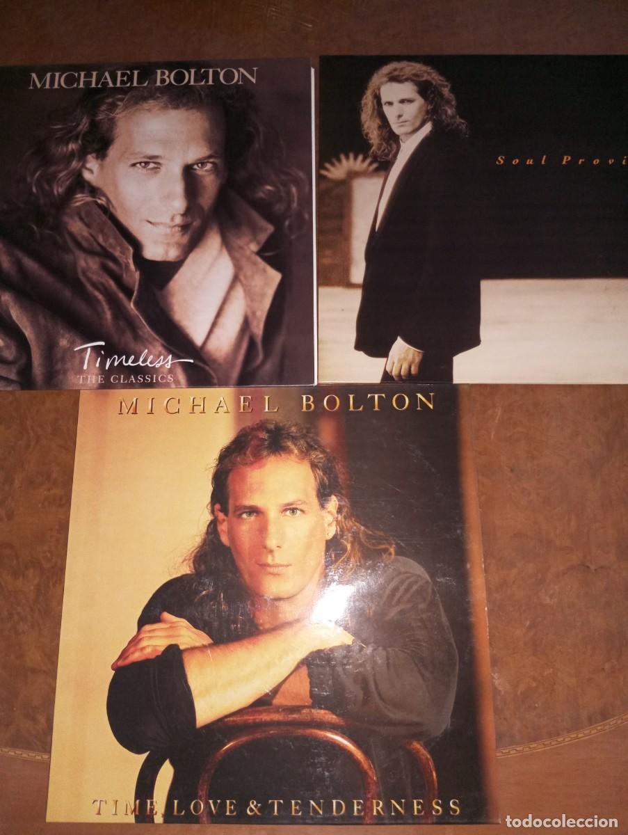 Discos de vinilo: MICHAEL BOLTON, TRES LPS DE VINILO