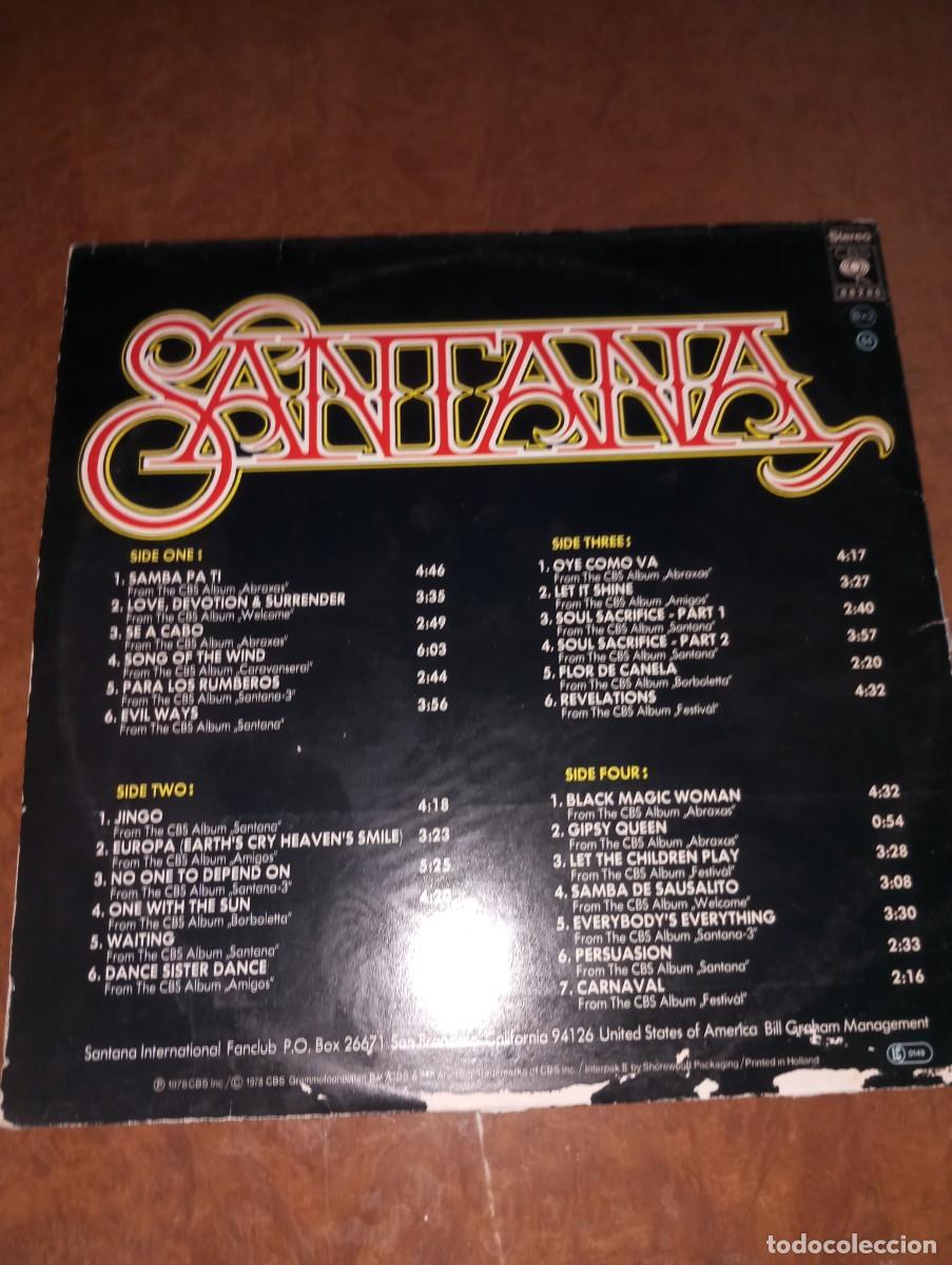 Discos de vinilo: SANTANA, DOBLE DISCO, LP DE VINILO - Foto 3