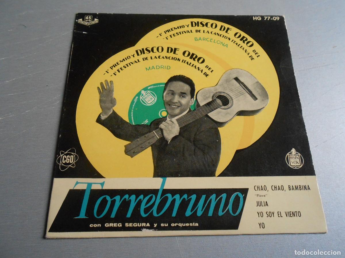 Discos de vinilo: TORREBRUNO, EP, CHAO, CHAO BAMBINA + 3, A&Ntilde;O 1959, HISPAVOX, HG 77-09