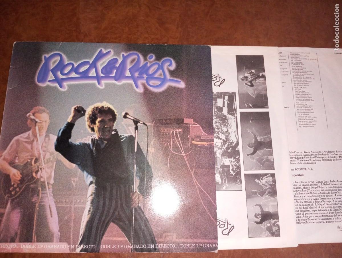 Discos de vinil: MIGUEL RIOS, ROCK RIOS, Doble DISCO LP DE VINILO