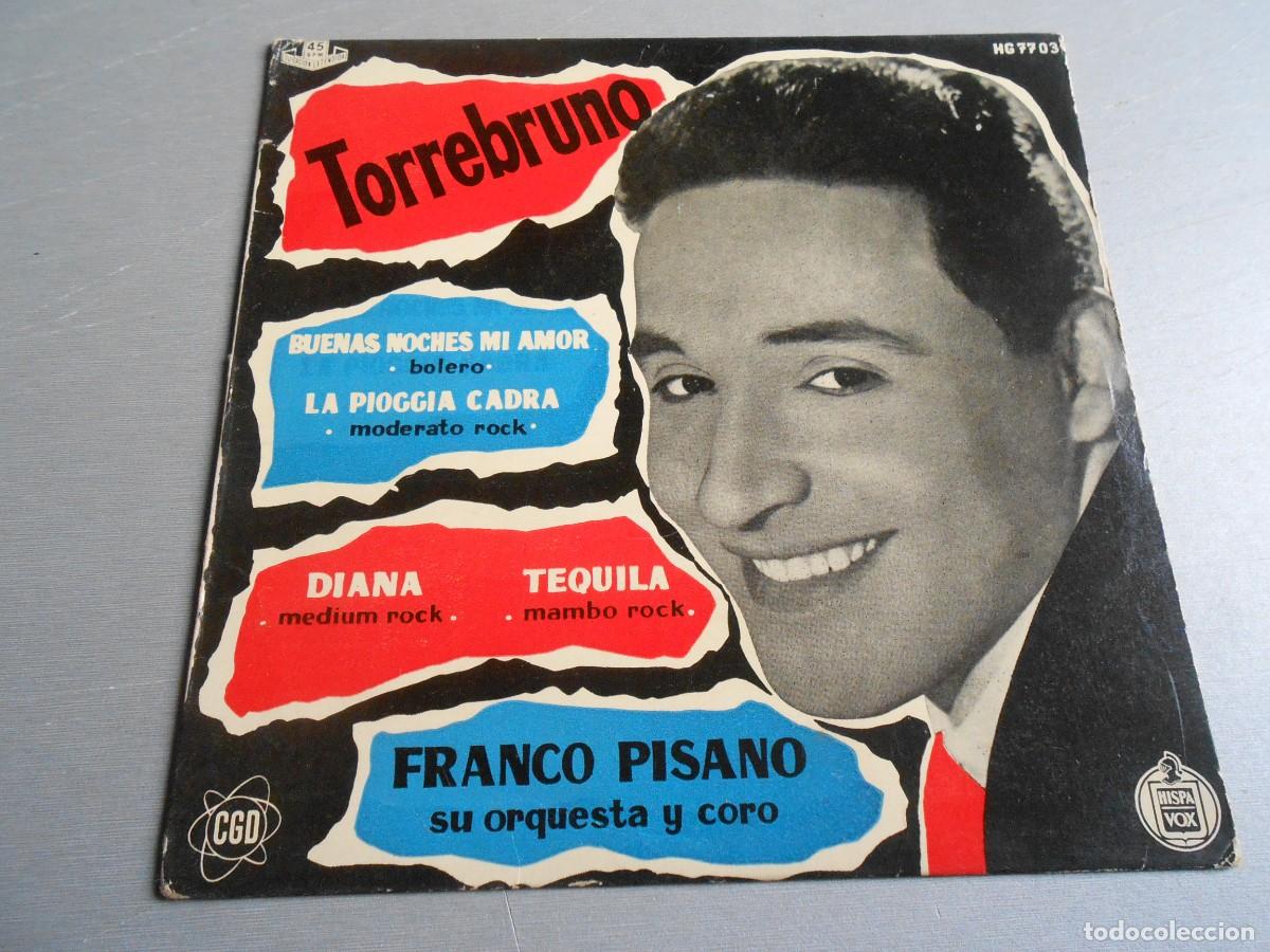 Discos de vinilo: TORREBRUNO, EP, BUENAS NOCHES MI AMOR + 3, A&Ntilde;O 1959, HISPAVOX, HG 77-03