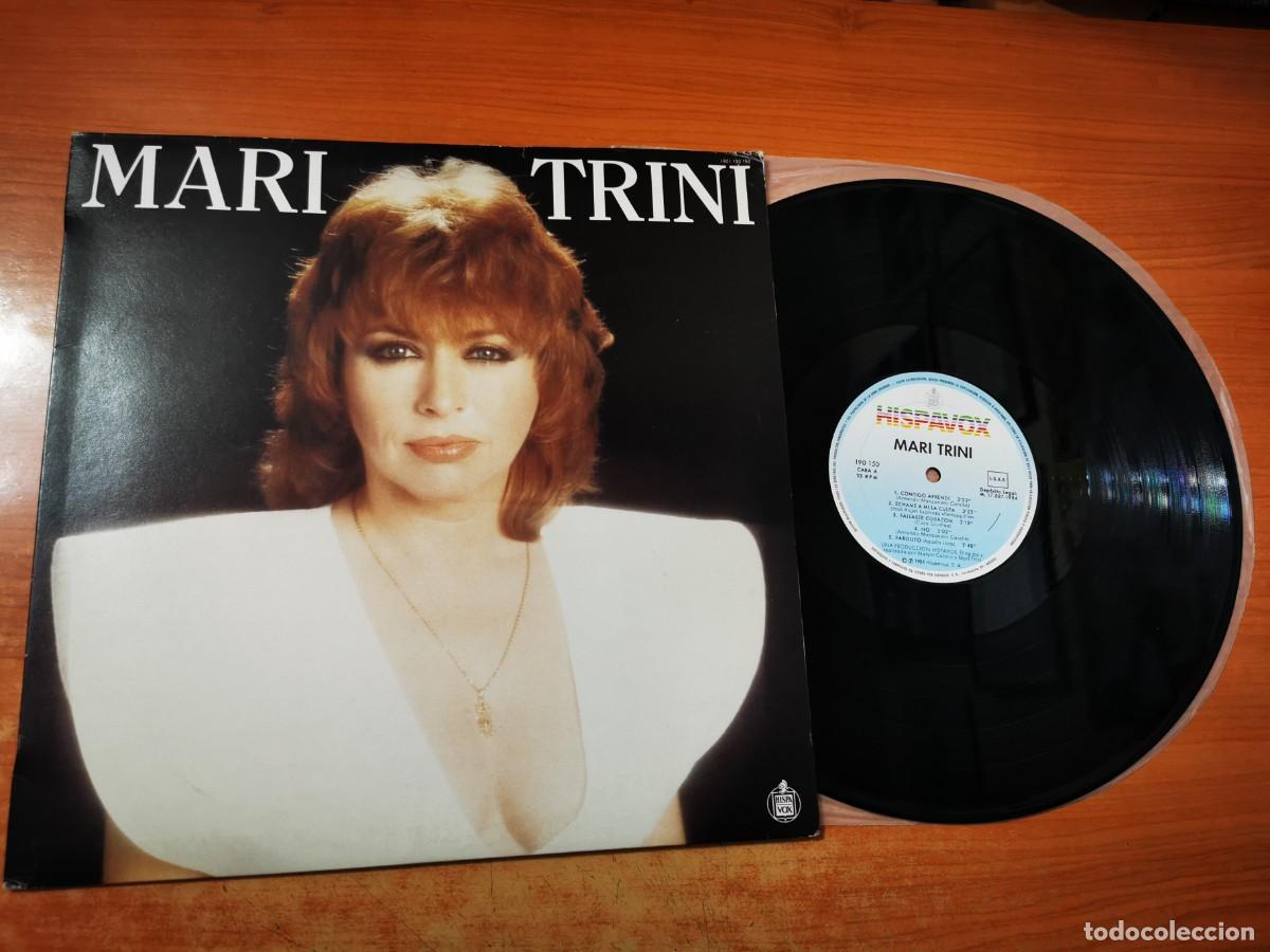 Discos de vinilo: MARI TRINI LP VINILO DEL A&Ntilde;O 1984 Contigo aprendi, Echame a mi la culpa CONTIENE 11 TEMAS