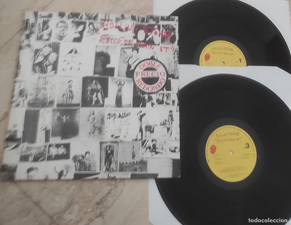 Discos de vinilo: The Rolling Stones &lrm;&ndash; Exile On Main St Doble Lp Espa&ntilde;a 1987-EXCELENTE ESTADO-