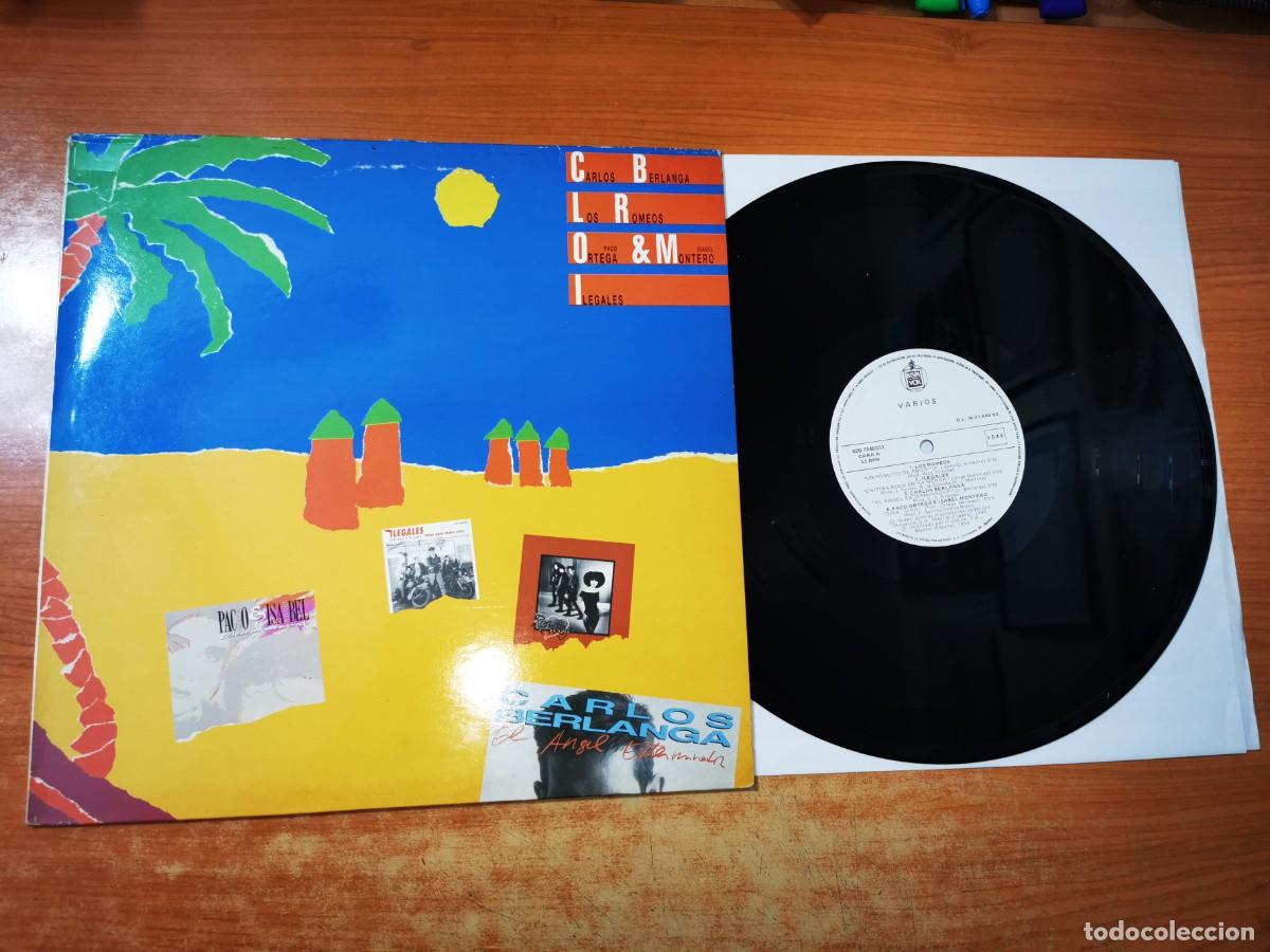 Discos de vinilo: CARLOS BERLANGA / LOS ROMEOS / PACO ORTEGA & ISABEL MONTERO / ILEGALES LP VINILO PROMO 8 TEMAS