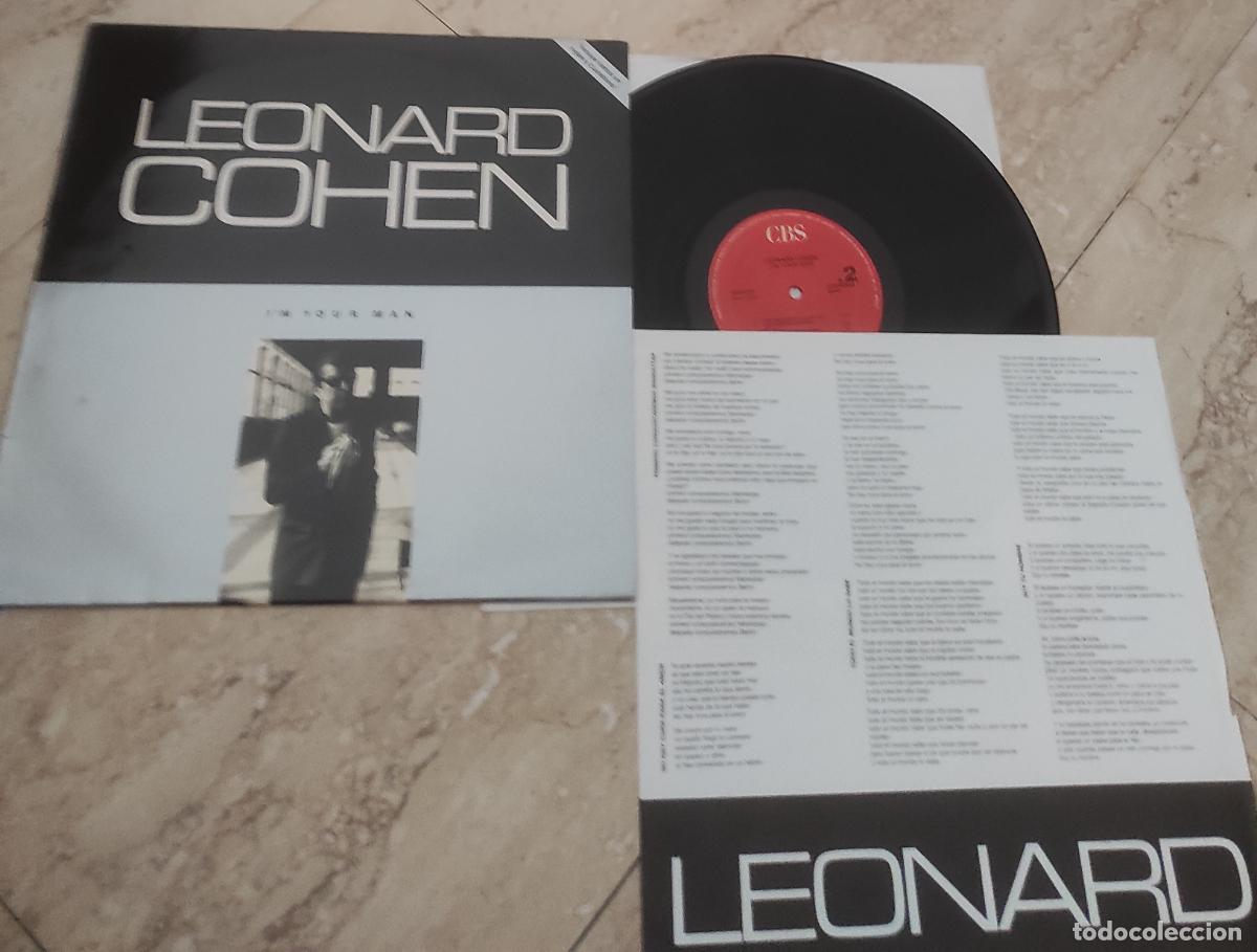 Discos de vinilo: LEONARD COHEN-I&acute;M YOUR MAN-CONTIENE ENCARTE-ORIGINAL ESPA&Ntilde;OL 1987-EXCELENTE ESTADO