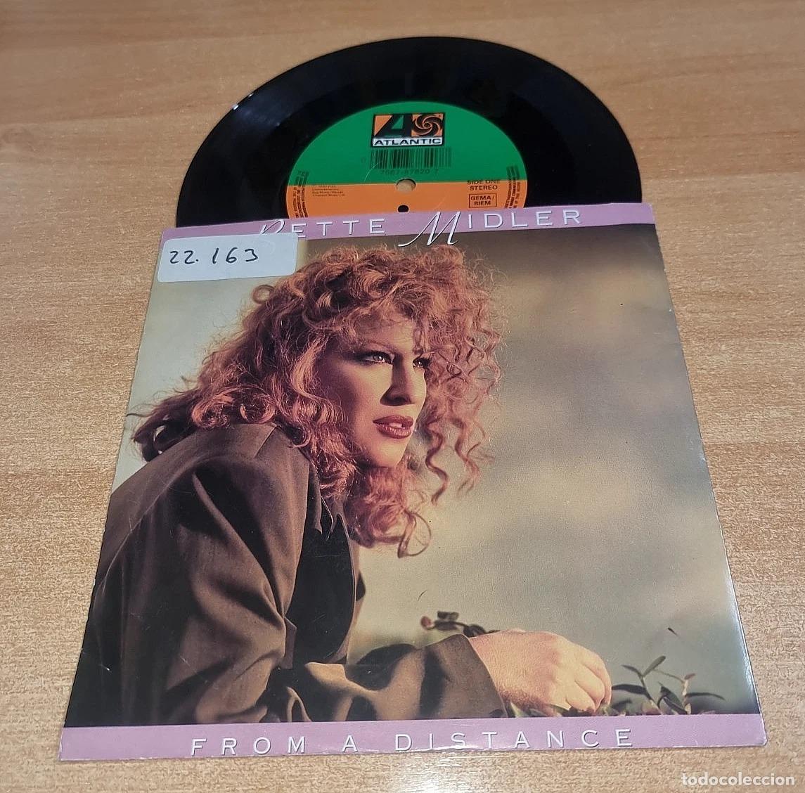 Discos de vinilo: BETTE MIDLER From a distance 7&rdquo; SINGLE VINILO DEL A&Ntilde;O 1990 ALEMANIA CONTIENE 2 TEMAS