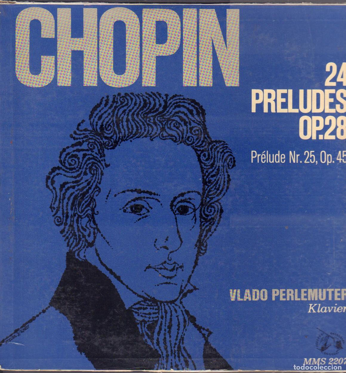 Discos de vinilo: CHOPIN - (VLADO PERLEMUTER-KLAVIER), PRELUDIO N&ordm; 25 OP. 45.../ LP MMS RF-26911
