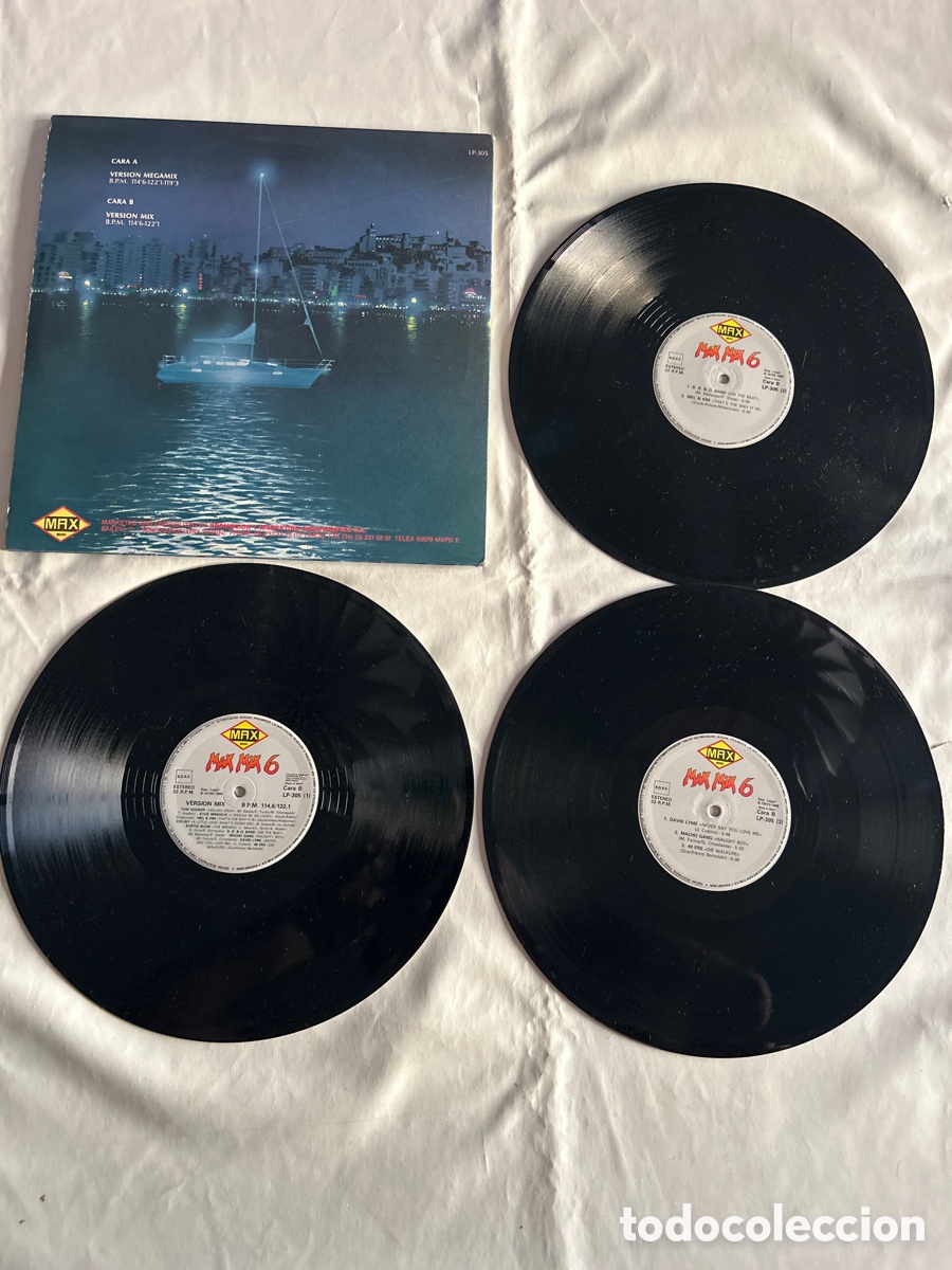Discos de vinilo: Triple Disco de vinilo LP Max Mix 6 - Foto 2