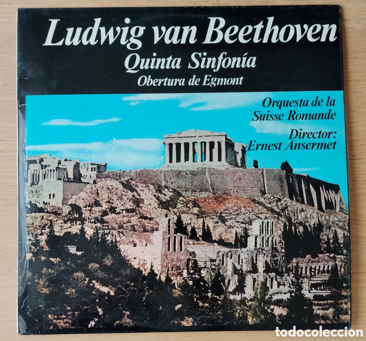 Discos de vinilo: LUDWIG VAN BEETHOVEN: &rdquo;QUINTA SINFON&Iacute;A / OBERTURA DE EGMONT&rdquo; LP VINILO
