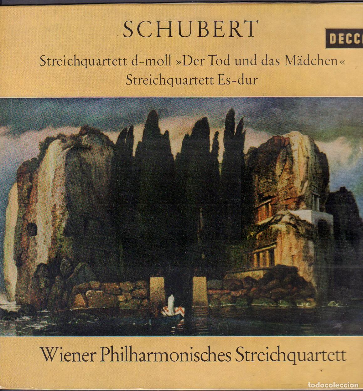 Discos de vinilo: SCHUBERT - DER TOD UND DAS M&Auml;DCHEN - STREICHQUARTETT ES-DUR / LP DECCA RF-26919