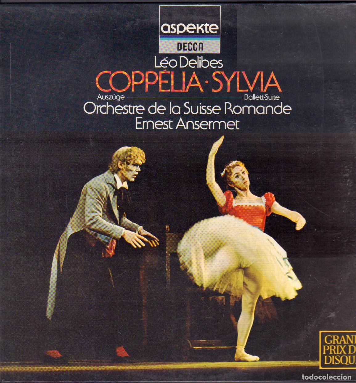 Discos de vinilo: LEO DELIBES - COPPELIA. SYLVIA / ORCHESTRE DE LA SUISSE ROMANDE / LP DECCA RF-26920