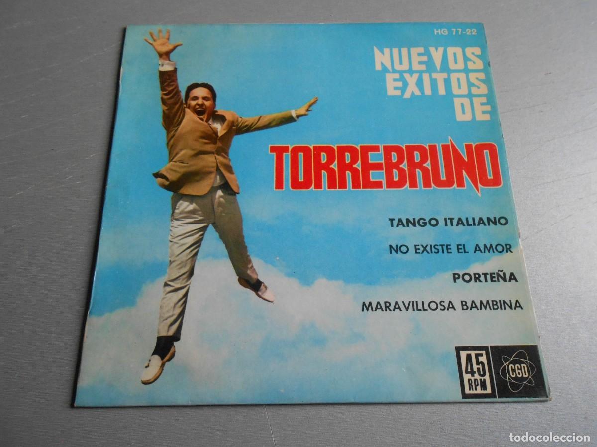 Discos de vinilo: TORREBRUNO - NUEVOS EXITOS -, EP, TANGO ITALIANO + 3, A&Ntilde;O 1962, HISPAVOX HG 77-22