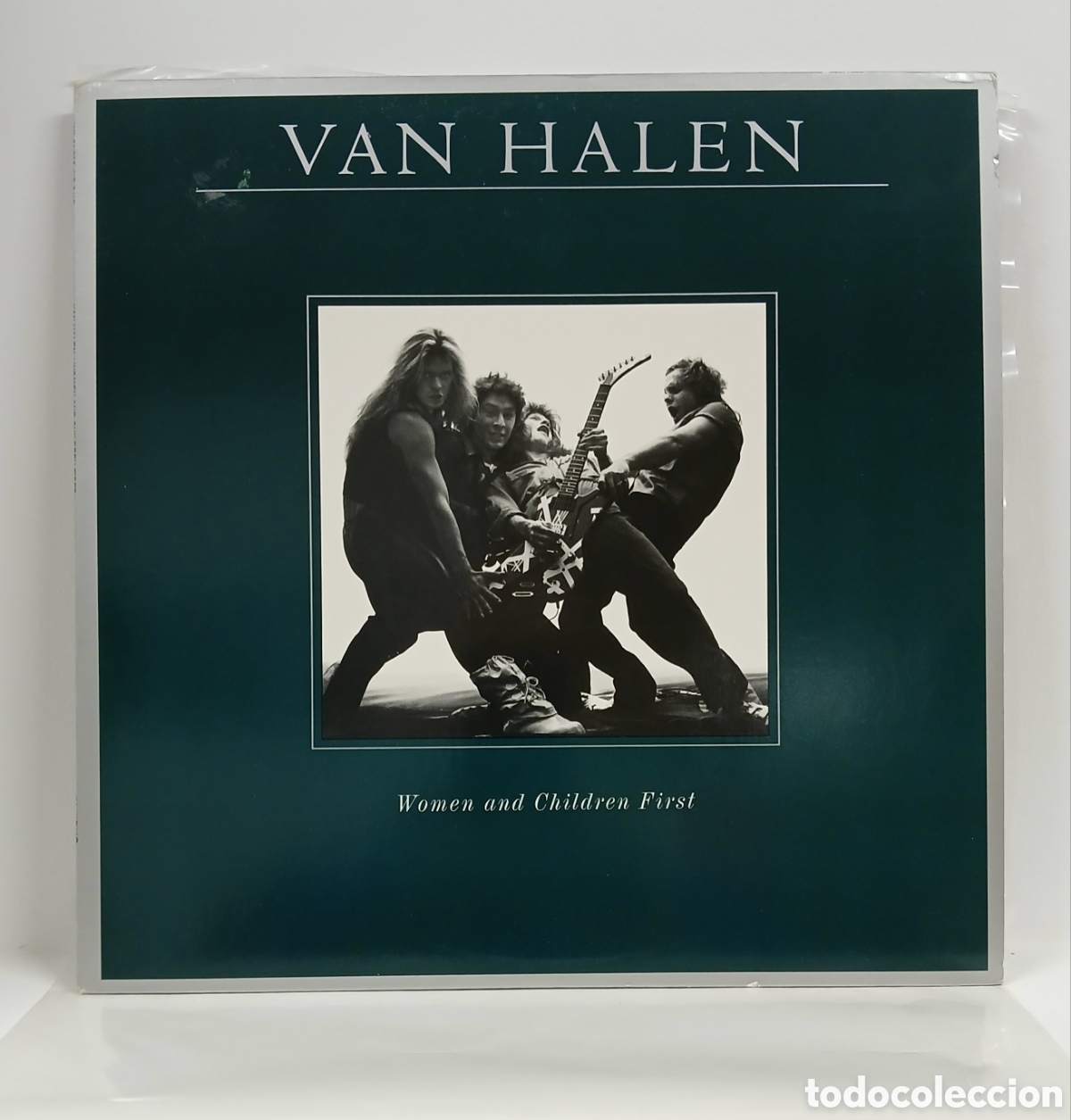 Discos de vinilo: VAN HALEN &rdquo;WOMEN AND CHILDREN FIRST&rdquo; LP. ORIG. GERMANY. 1980 (NM. COMO NUEVO) CON SUPERPOSTER