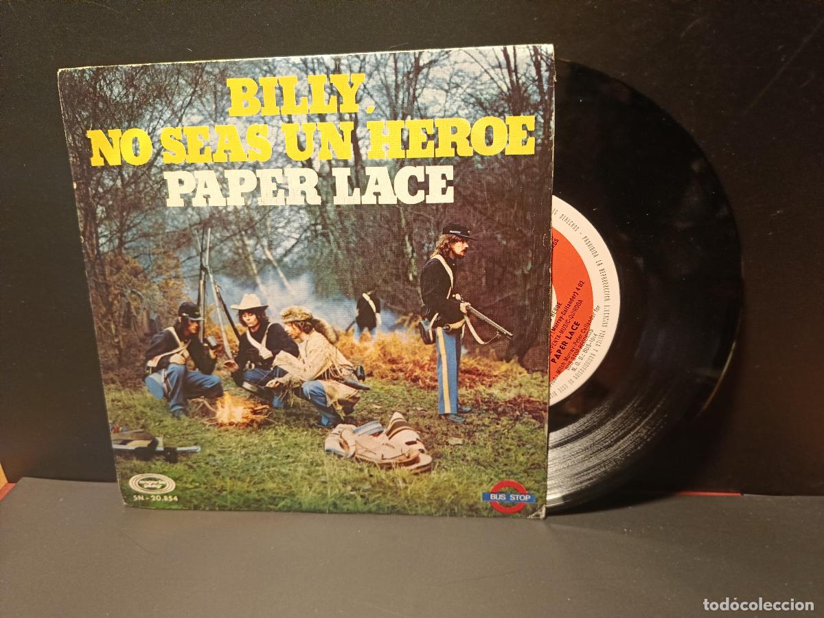Discos de vinilo: billy no seas un heroe single movieplay 1974 pepeto