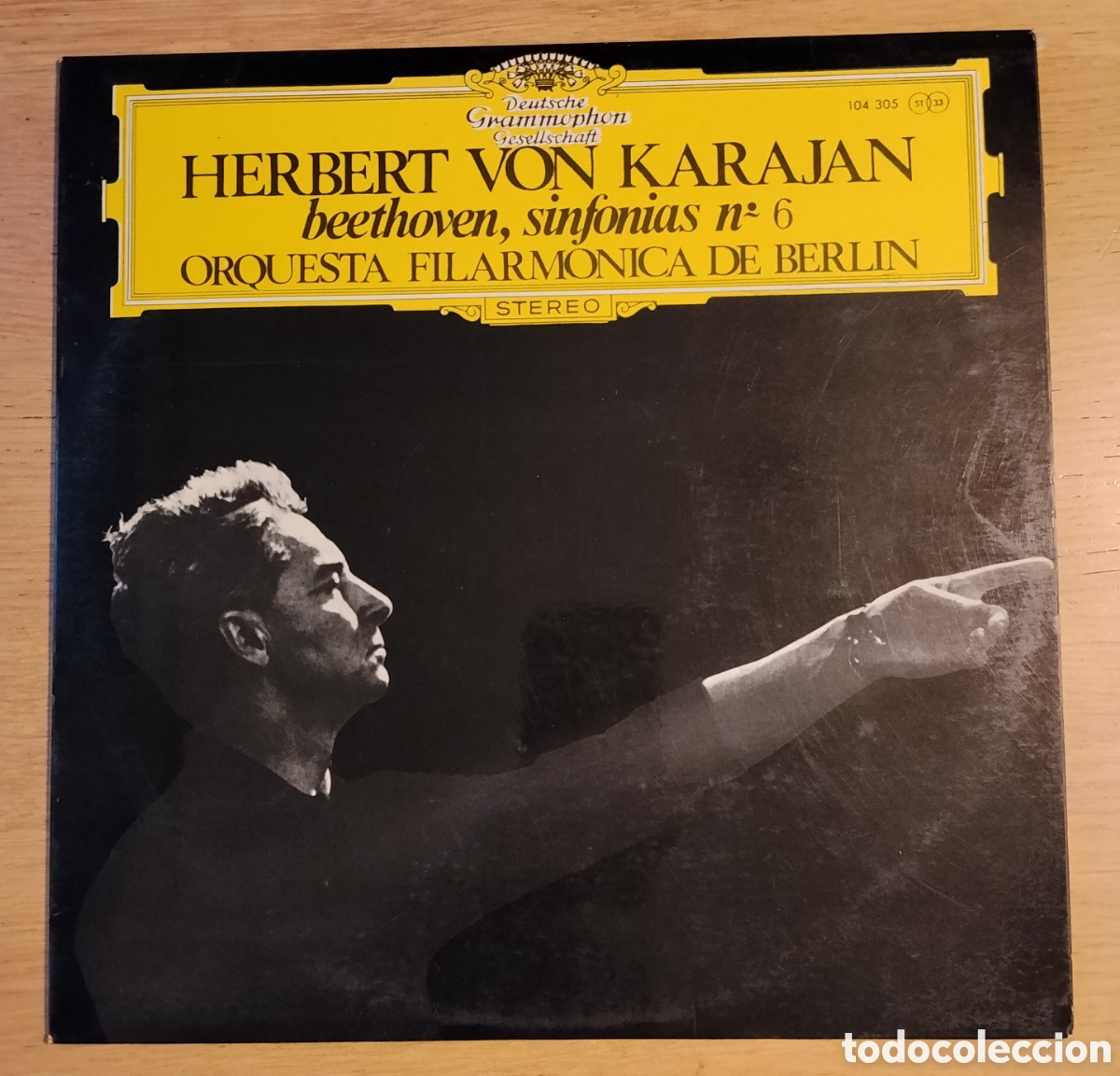 Discos de vinilo: LUDWIG VAN BEETHOVEN: &rdquo;SINFON&Iacute;A N&ordm; 6&rdquo; LP VINILO 1975 - VON KARAJAN
