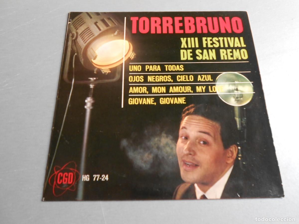 Discos de vinilo: TORREBRUNO, EP, UNO PARA TODAS + 3, A&Ntilde;O 1963, HISPAVOX HG 77-24