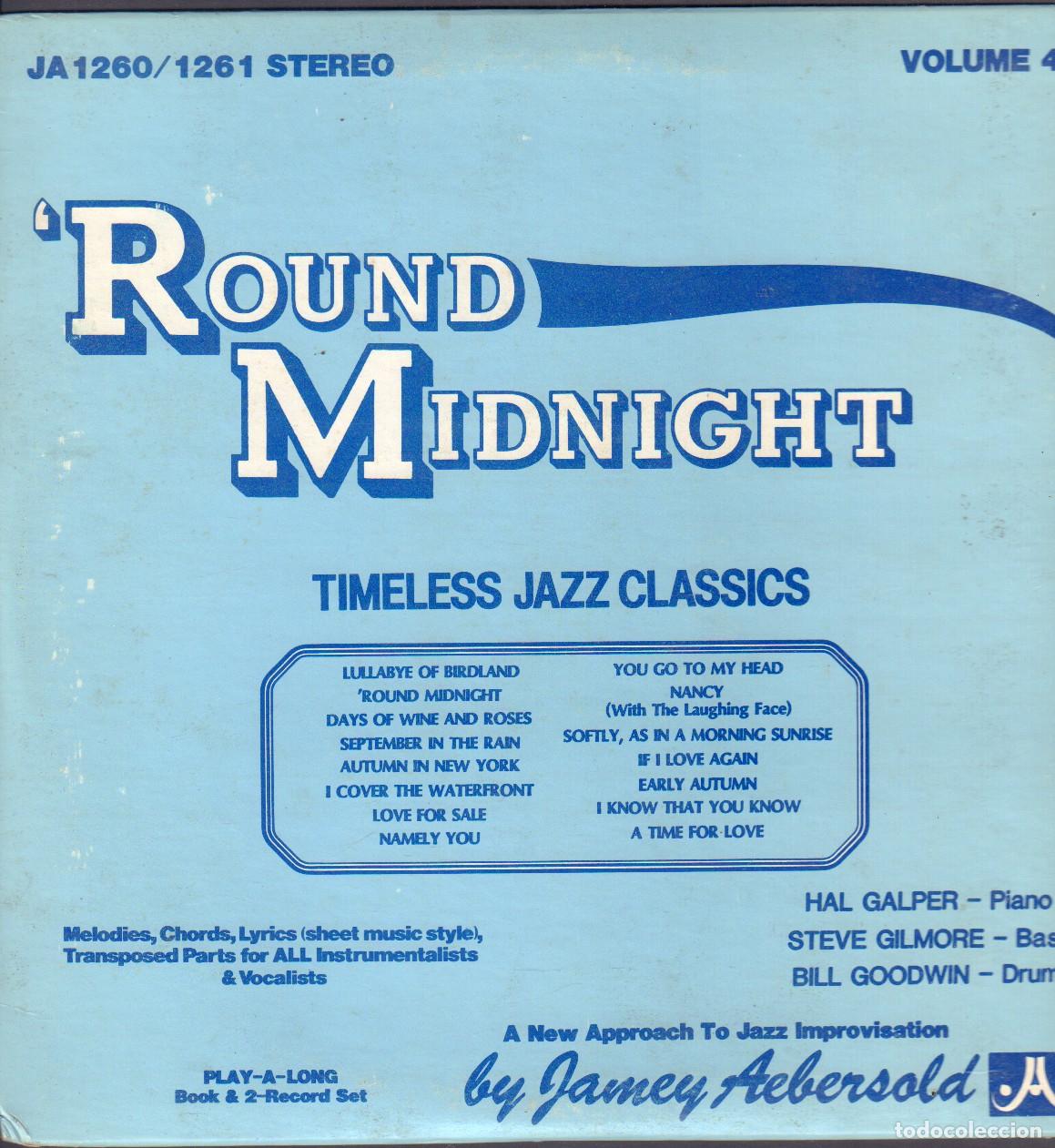 Discos de vinilo: ROUND MIDNIGHT - TIMELESS JAZZ CLASSICS VOL. 40 / SEPTEMBER IN THE RAIN.../ 2 LP'S 1987 RF-26928