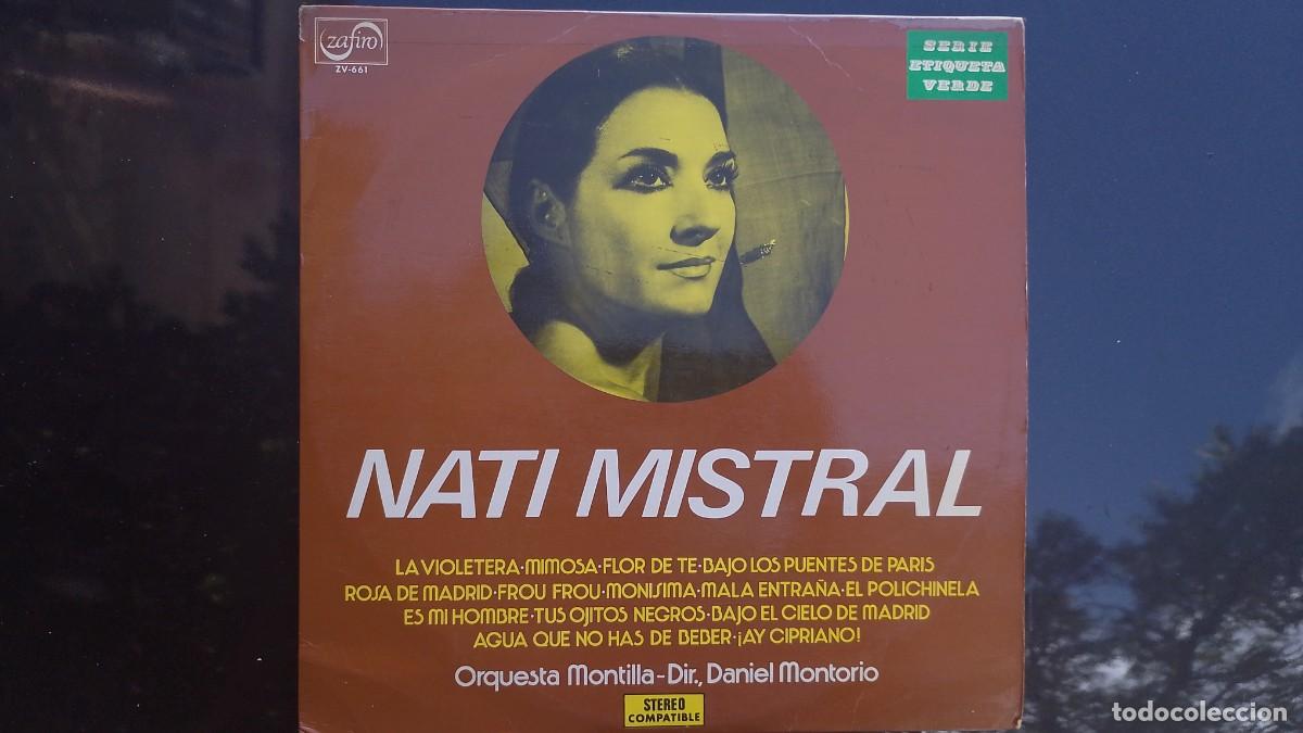 Discos de vinilo: Nati Mistral. Nati Mistral, Zafiro ZV-661