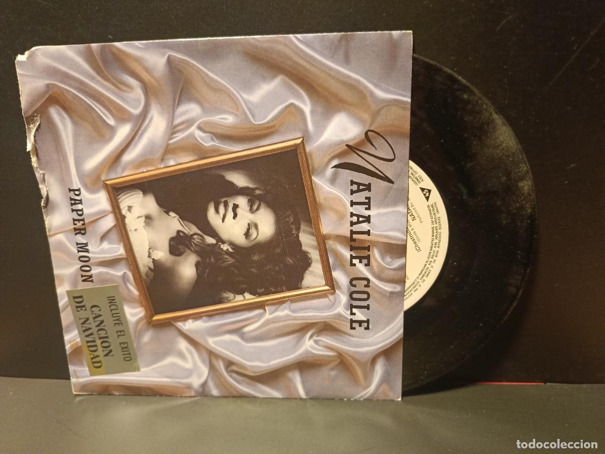 Discos de vinilo: NATALIE COLE PAPER MOON SINGLE 1991 PEPETO
