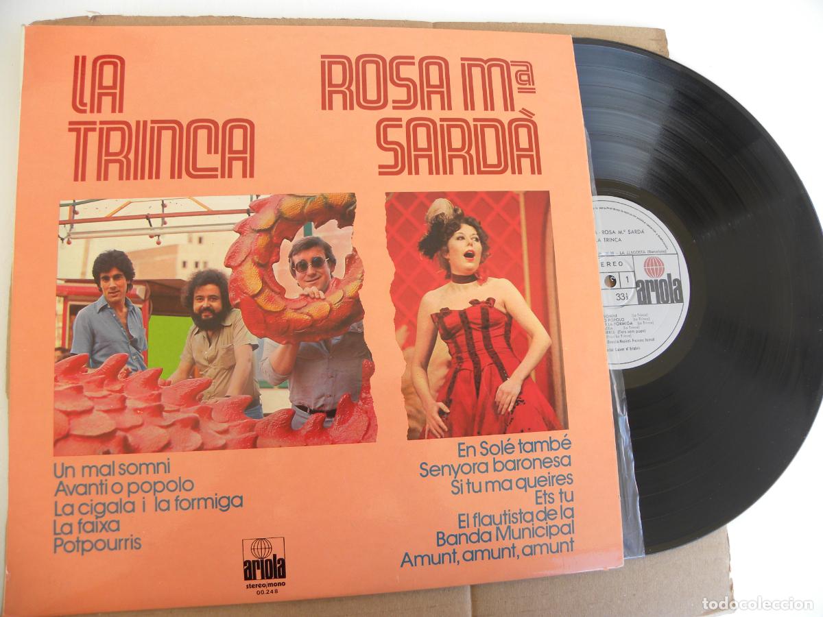 Discos de vinilo: LA TRINCA - ROSA MARIA SARDA -LP 1979 -PEDIDO MINIMO 3 EUROS