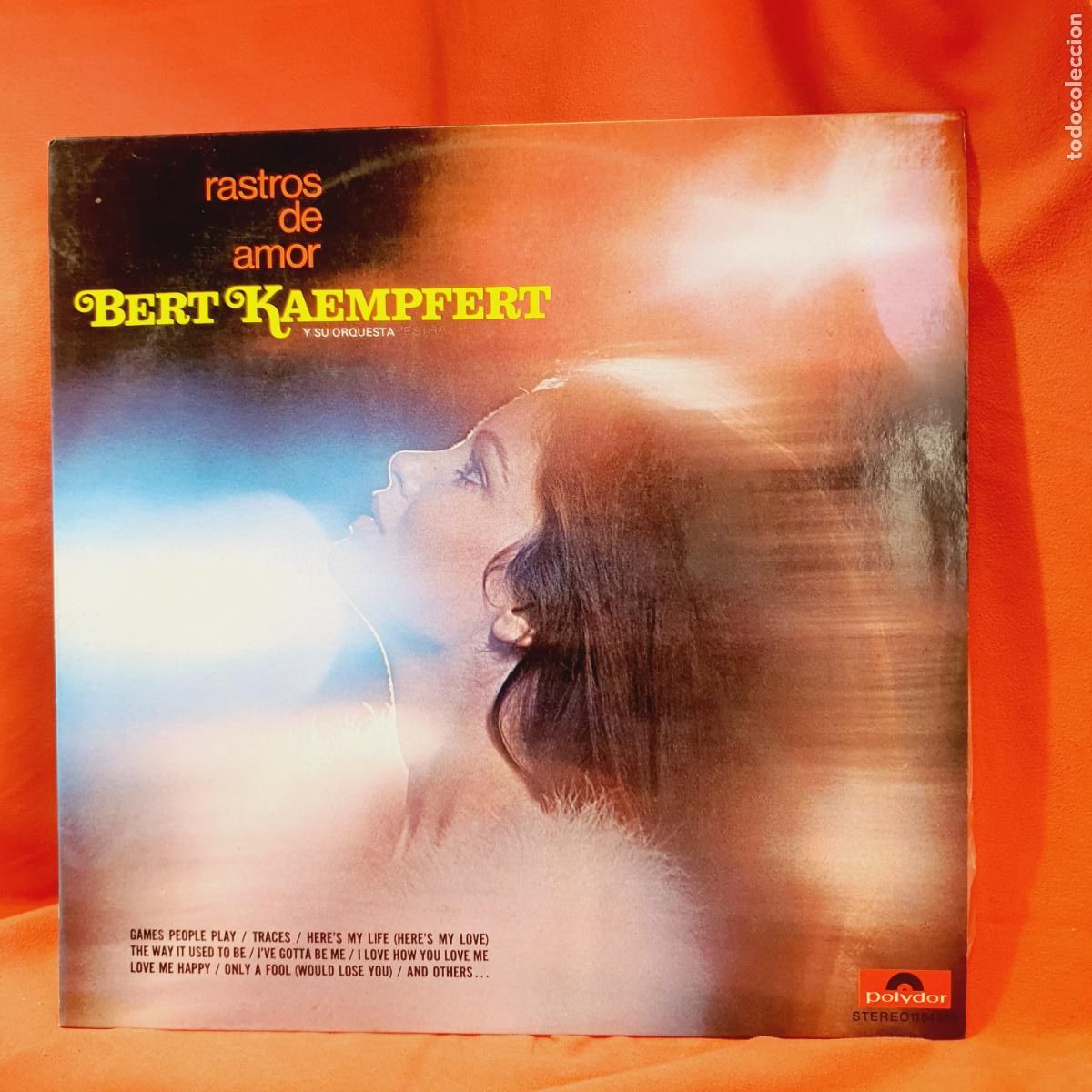 Discos de vinilo: LP-RASTROS DE AMOR-BERT KAEMPFERT-COMO NUEVO-VER FOTOGRAF&Iacute;AS.