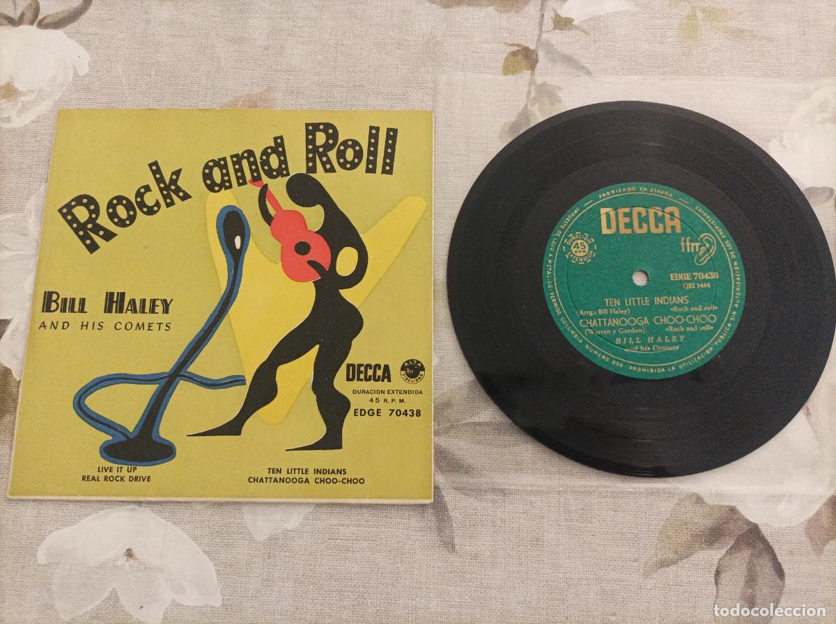 Discos de vinilo: Bill Haley ep-muy dificil buen estado-Leer-