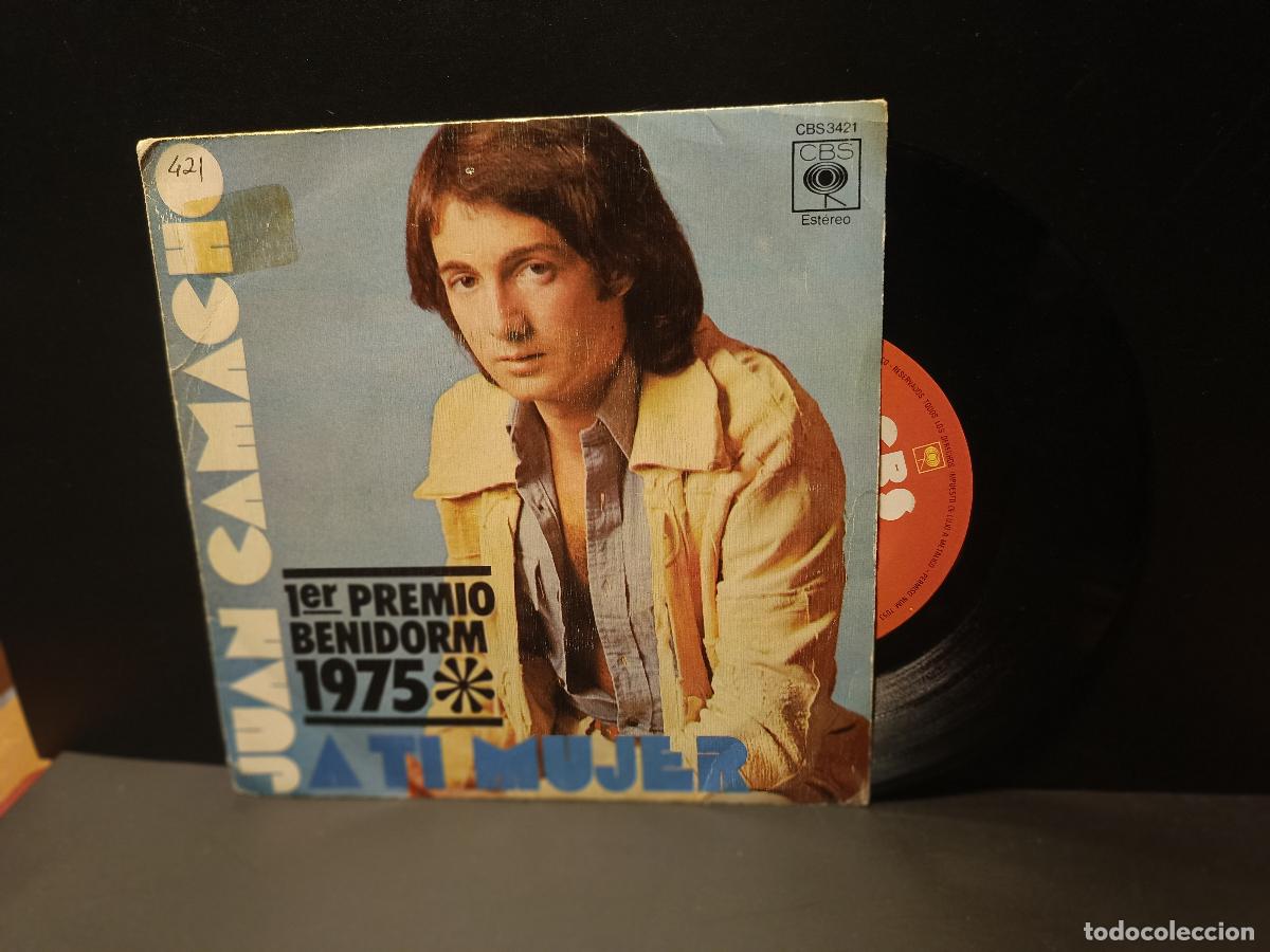Discos de vinilo: JUAN CAMACHO SINGLE A TI MUJER BENIDORM 1975 PEPETO