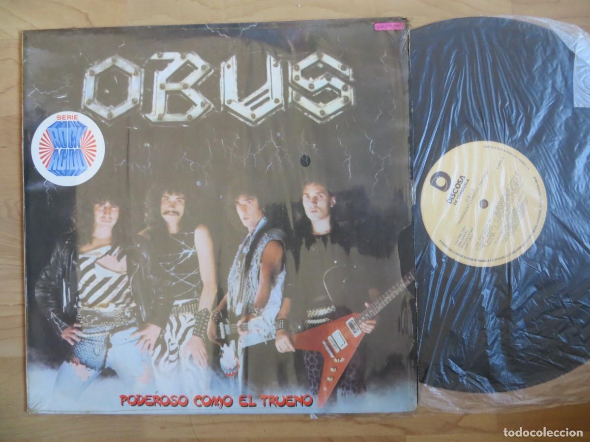 Discos de vinilo: Obus - Poderoso Como El Trueno (LP, Album) VENEZUELA- MUY RARO !!!!!!- CONSERVA PLASTICO ORIGINAL