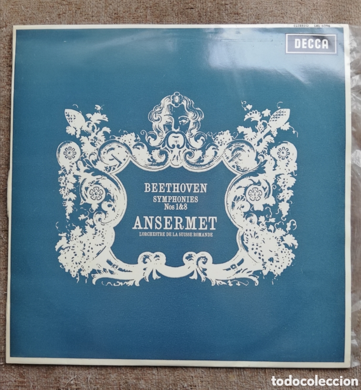 Discos de vinil: Beethoven - Sinfon&iacute;as n&ordm; 1 & 8. Orquesta de la Suisse Romande, dirige Ernest Ansermet