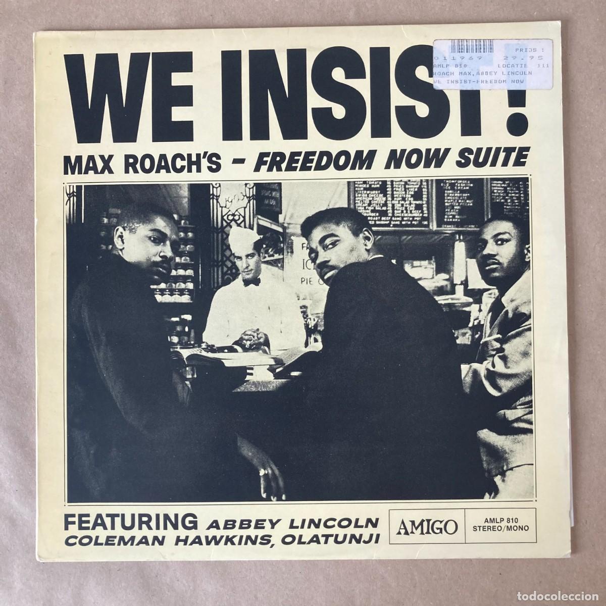 Discos de vinilo: VINILO LP WE INSIST, MAX ROACH'S FREEDOM NOW SUITE FEATURING ABBEY LINCOLN COLEMAN HAWKINS OLATUNJI