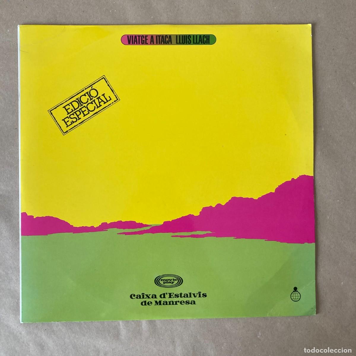 Discos de vinilo: VINILO LP LLUIS LLACH VIATGE A ITACA EDICIO ESPECIAL CAIXA D'ESTALVIS DE MANRESA 1976