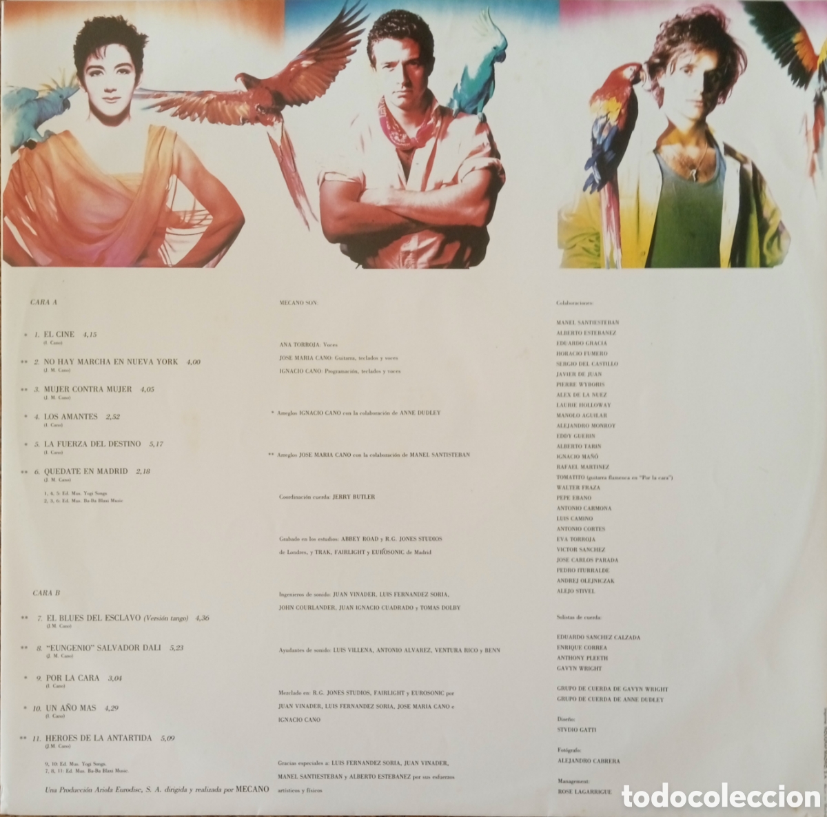 Discos de vinilo: Disco de vinilo Mecano - Foto 3