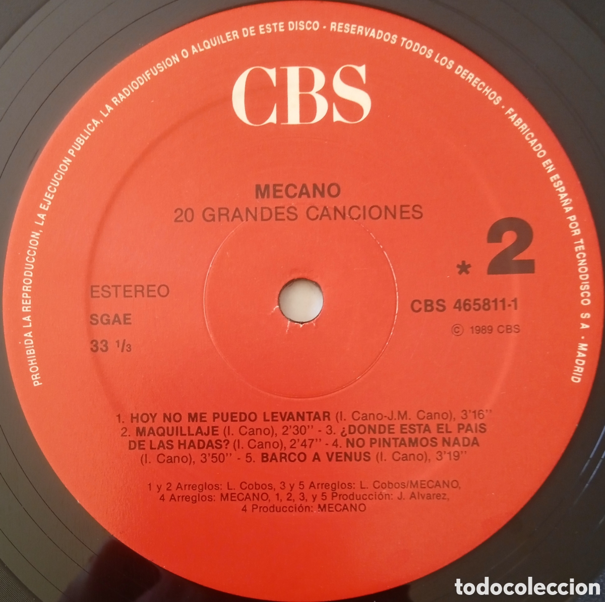Discos de vinilo: Disco de vinilo Mecano - Foto 5