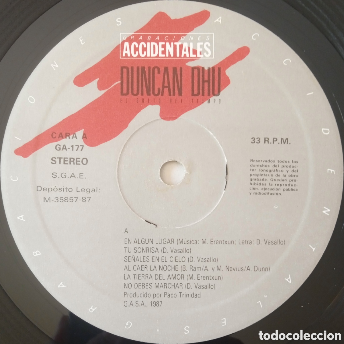 Discos de vinilo: Disco de vinilo Duncan Dhu - Foto 5