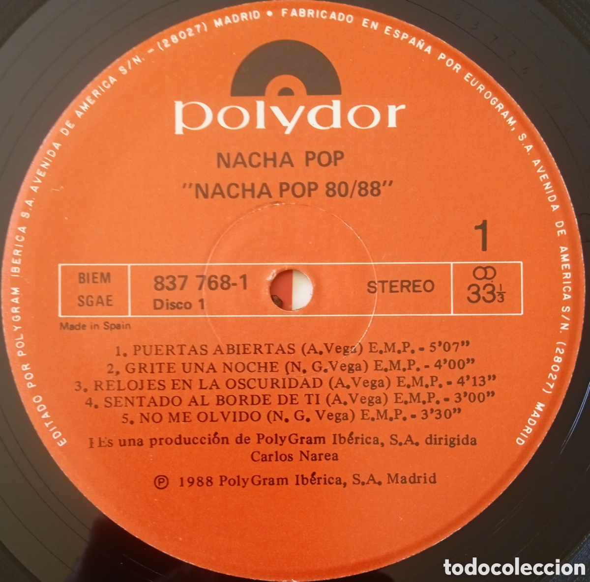 Discos de vinilo: Disco de vinilo Nacha Pop - Foto 7