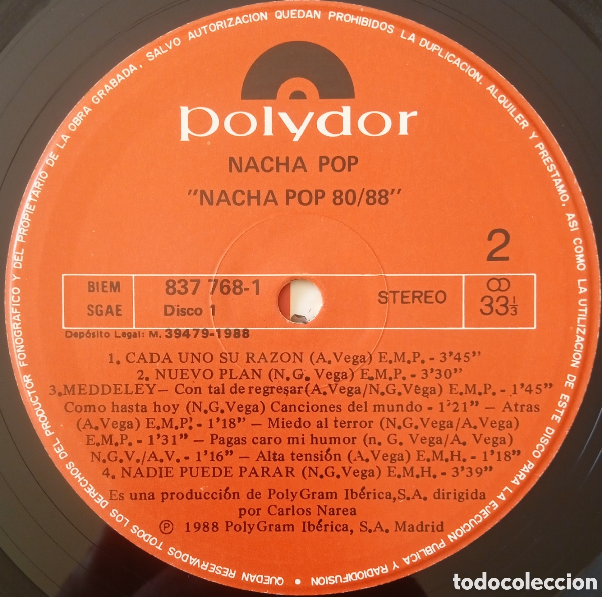 Discos de vinilo: Disco de vinilo Nacha Pop - Foto 8