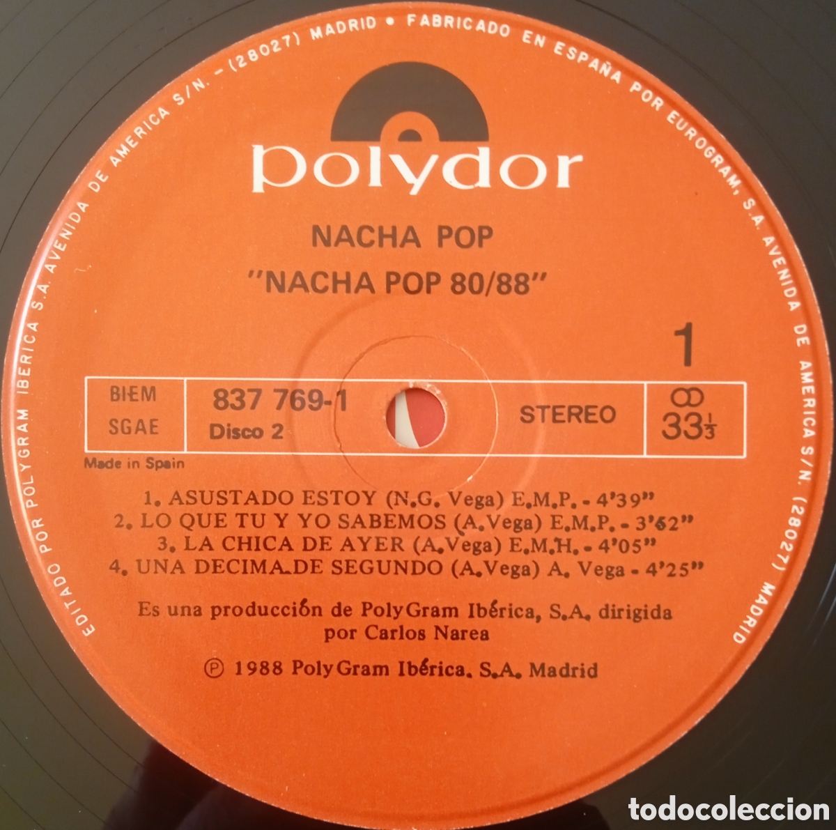 Discos de vinilo: Disco de vinilo Nacha Pop - Foto 9