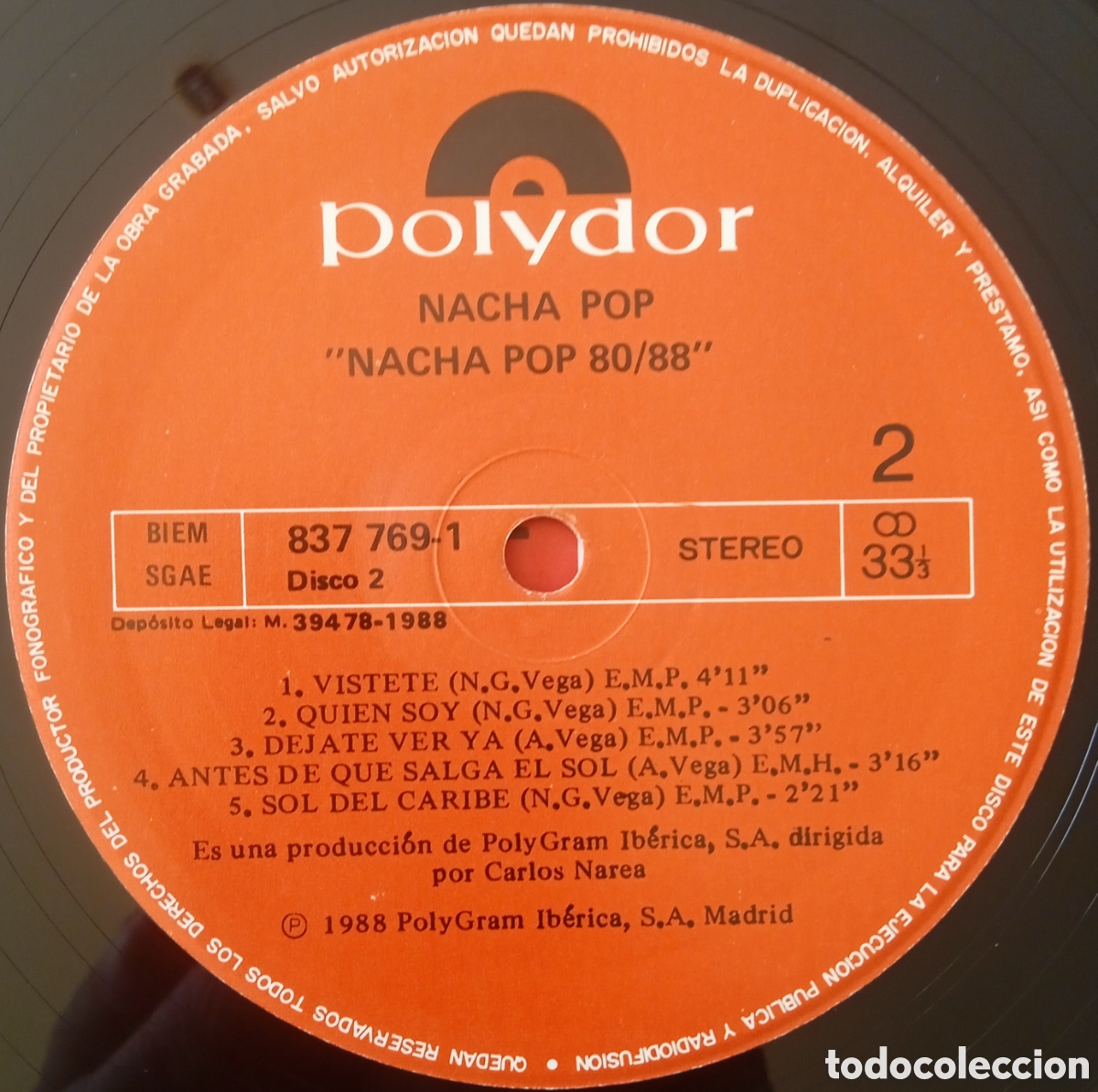 Discos de vinilo: Disco de vinilo Nacha Pop - Foto 10