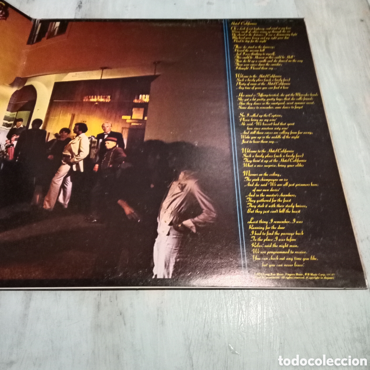 Discos de vinilo: EAGLES - HOTEL CALIFORNIA - LP GATEFOLD - Foto 5
