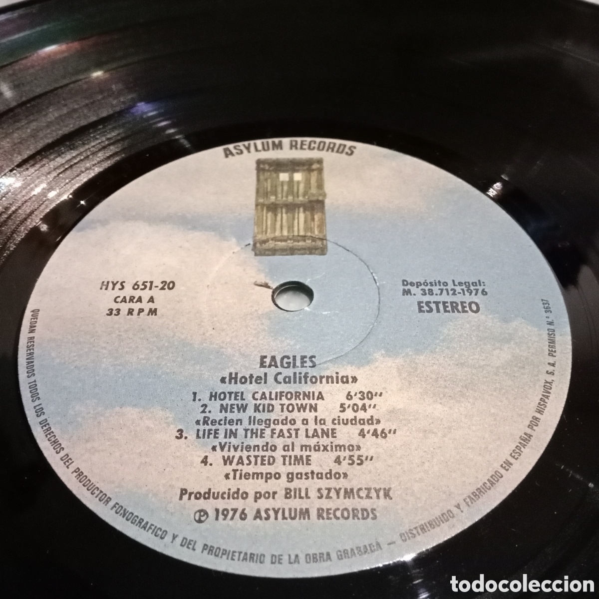 Discos de vinilo: EAGLES - HOTEL CALIFORNIA - LP GATEFOLD - Foto 9