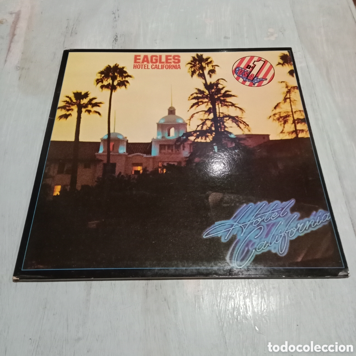 Discos de vinilo: EAGLES - HOTEL CALIFORNIA - LP GATEFOLD