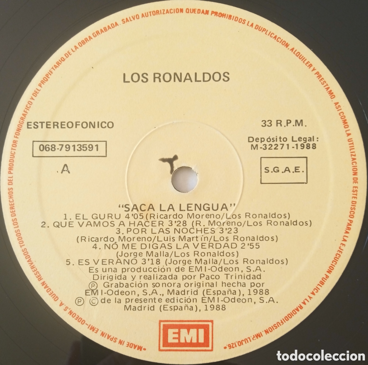 Discos de vinilo: Disco de vinilo Los Ronaldos - Foto 5