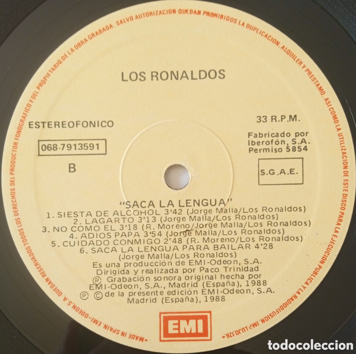 Discos de vinilo: Disco de vinilo Los Ronaldos - Foto 6